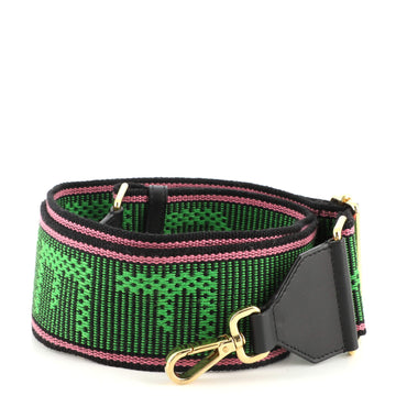 Fendi Logo Strap You Shoulder Strap Jacquard