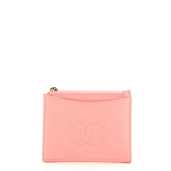 Chanel Timeless Zip Card Holder Calfskin
