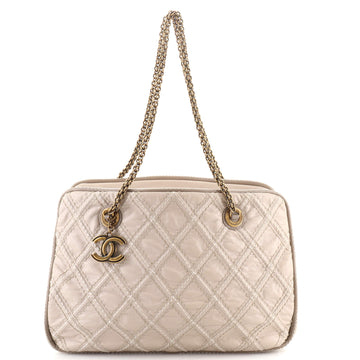 Chanel Triptych Tote Quilted Calfskin