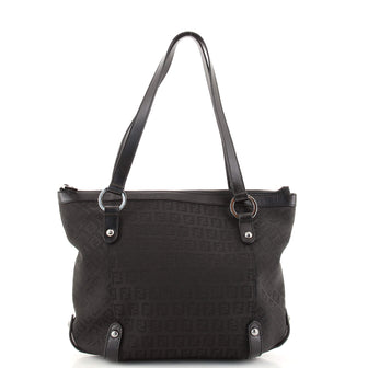Fendi Vintage Zip Tote Zucchino Canvas Small