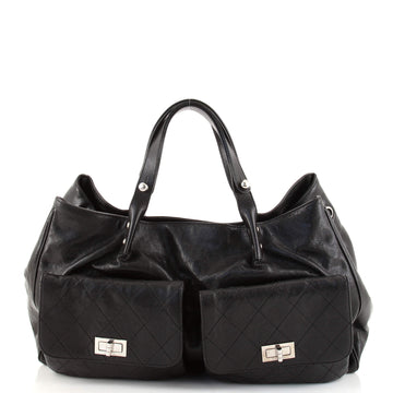 Chanel Pocket in the City Tote Caviar Large