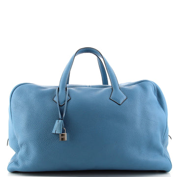 Hermes Victoria II Travel Bag Clemence 50