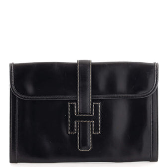 Hermes Jige Clutch Box Calf PM