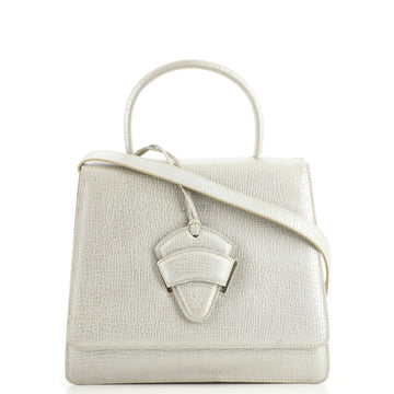 Loewe Vintage Barcelona Top Handle Bag Textured Leather Small