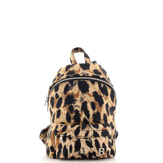Balenciaga Soft Backpack Printed Nylon XXS