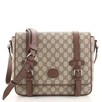 Gucci GG Messenger Bag GG Coated Canvas Medium