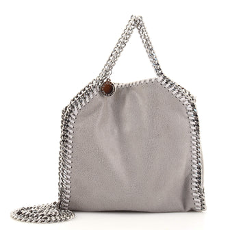 Stella McCartney Falabella Fold Over Crossbody Bag Shaggy Deer Tiny