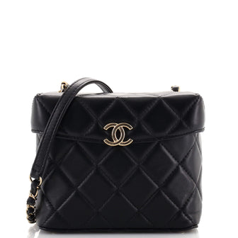 Chanel Secret Box Bag Quilted Lambskin Small