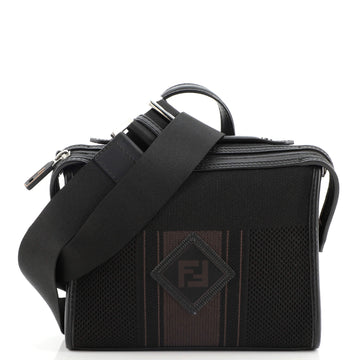 Fendi Lui Messenger Bag Tech Knit with Leather Mini