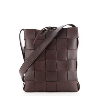 Bottega Veneta Cassette Messenger Bag Maxi Intrecciato Leather