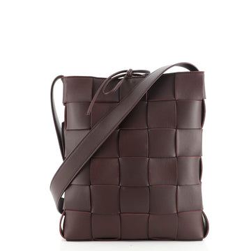 Bottega Veneta Cassette Messenger Bag Maxi Intrecciato Leather