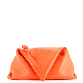 Bottega Veneta BV Trine Fold Clutch Leather