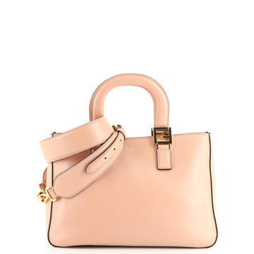 Fendi FF Handle Tote Leather Small