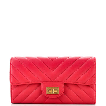 Chanel Reissue Flap Wallet Chevron Calfskin Long