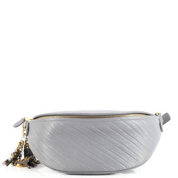Balenciaga Souvenir Belt Bag Logo Embossed Leather XS