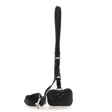 Prada Pet Leash with Purse Tessuto