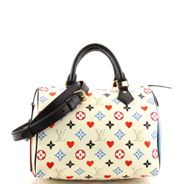 Louis Vuitton Speedy Bandouliere Bag Limited Edition Game On Multicolor Monogram 25