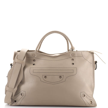 Balenciaga Blackout City Bag Leather Medium