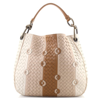 Bottega Veneta Loop Shoulder Bag Intrecciato Nappa Medium