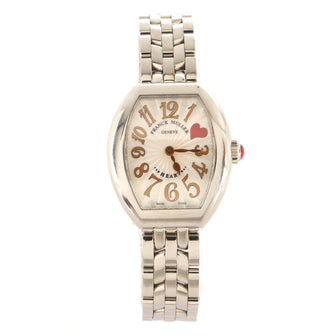 Franck Muller Heart To Heart Quartz Watch Stainless Steel 26