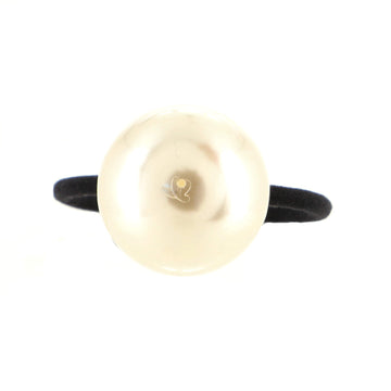 Chanel Pearl Hair Tie Fabric
