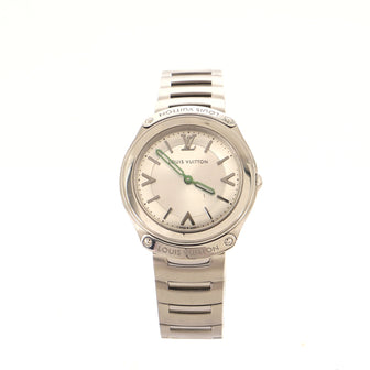 Louis Vuitton Fifty Five Quartz Watch Stainless Steel 31