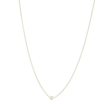 Christian Dior Mimioui Necklace Pendant Necklace 18K White Gold with Diamond