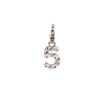 Chanel No. 5 Pendant Charm Pendant & Charms 18K White Gold
