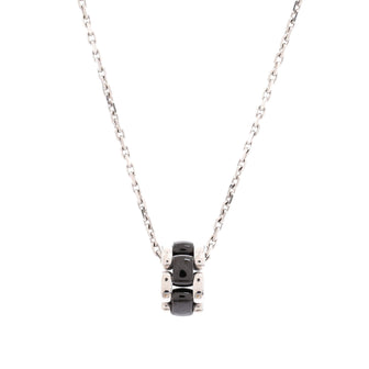 Chanel Ultra Pendant Necklace 18K White Golds and Ceramic