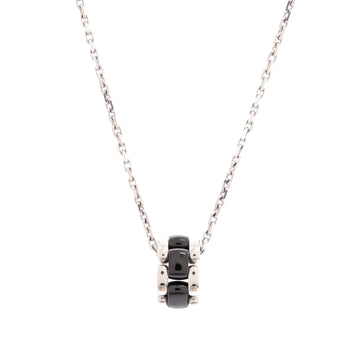 Chanel Ultra Pendant Necklace 18K White Golds and Ceramic
