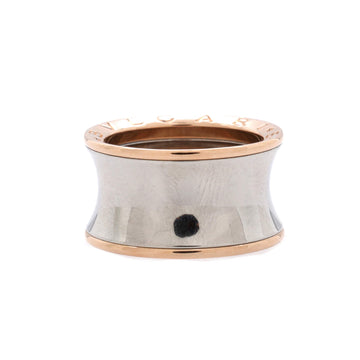 Bvlgari B.Zero1 Anish Kapoor Band Ring 18K Rose Gold and Stainless Steel