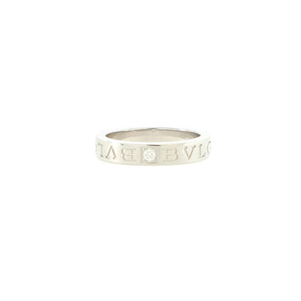 Bvlgari BVLGARI Band Ring 18K White Gold with Diamond