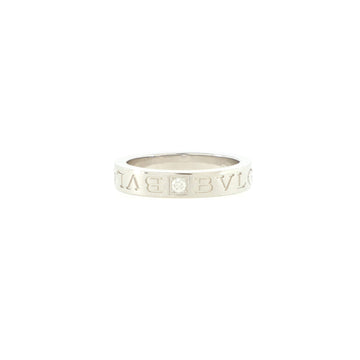 Bvlgari BVLGARI Band Ring 18K White Gold with Diamond