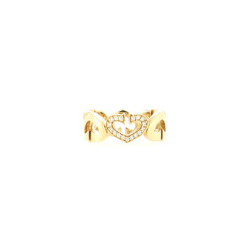 Cartier C Heart de Cartier Ring 18K Rose Gold and Diamonds