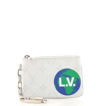 Louis Vuitton Key Pouch Limited Edition Logo Story Monogram Canvas PM