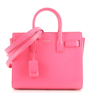 Saint Laurent Sac de Jour Bag Leather Nano
