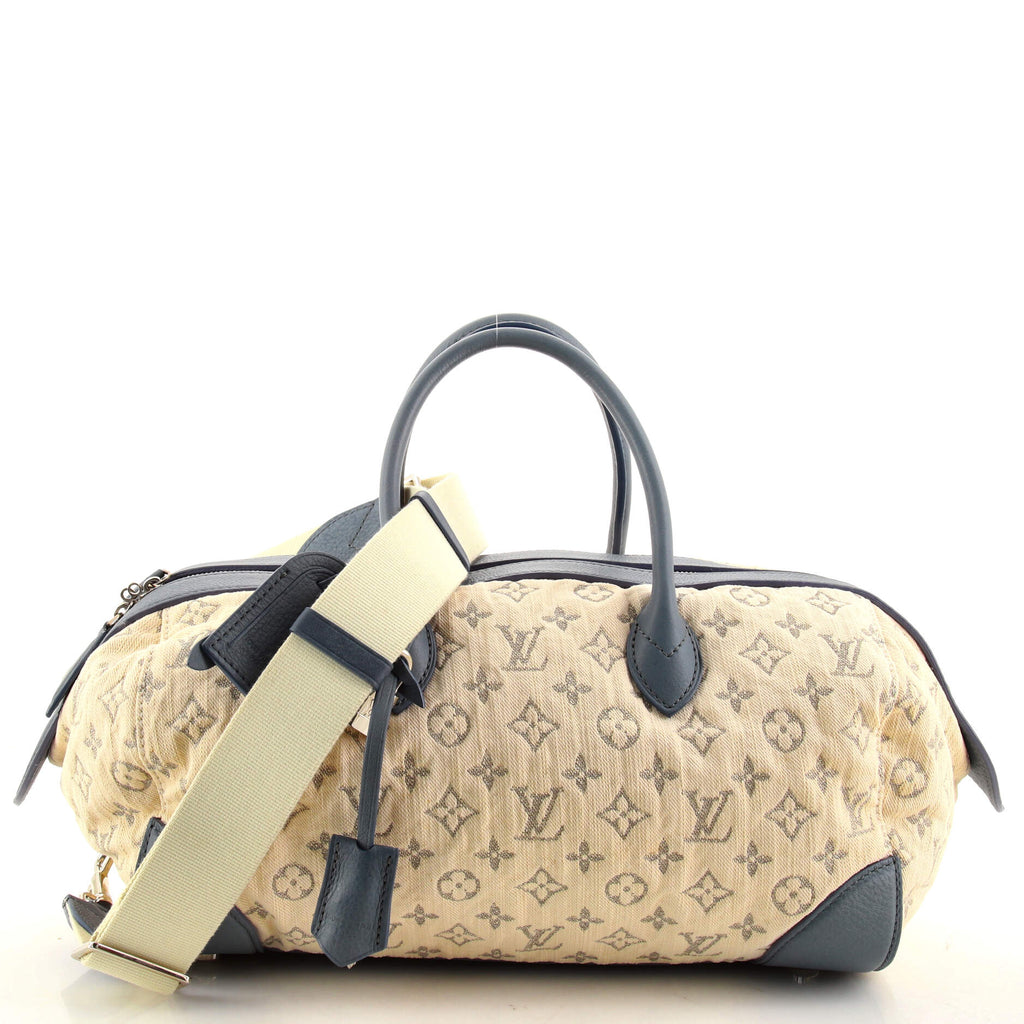 Louis Vuitton Round Speedy Bag Monogram Denim Neutral 15968062