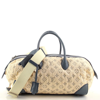 Louis Vuitton Round Speedy Bag Monogram Denim