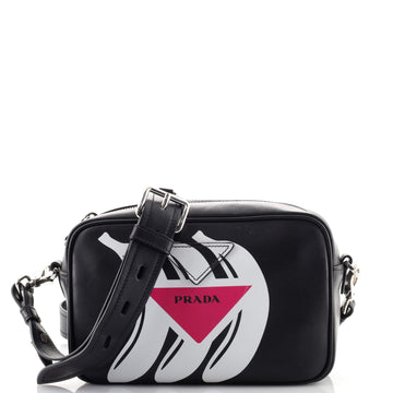 Prada Camera Bag Printed City Calf Medium