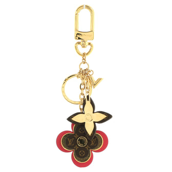 Louis Vuitton Blooming Flowers Bag Charm and Key Holder Monogram Canvas and Metal