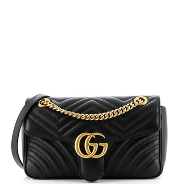 Gucci GG Marmont Flap Bag Matelasse Leather Small