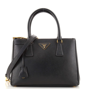 Prada Galleria Double Zip Tote Saffiano Leather Medium
