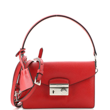 Prada Convertible Sound Bag Saffiano Leather Mini
