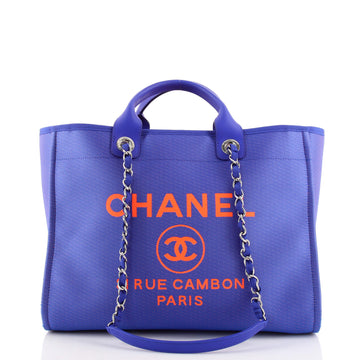 Chanel Deauville Tote Mixed Fibers Medium