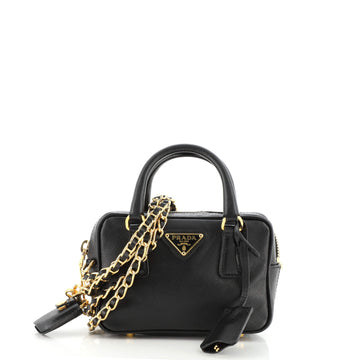 Prada Bauletto Bag Saffiano Leather Mini