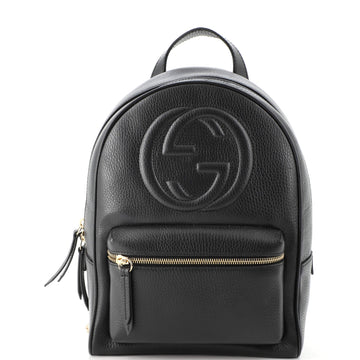 Gucci Soho Chain Backpack Leather