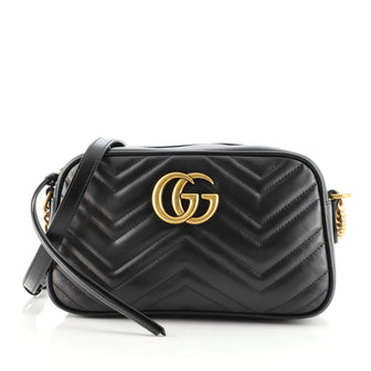 Gucci GG Marmont Shoulder Bag Matelasse Leather Small