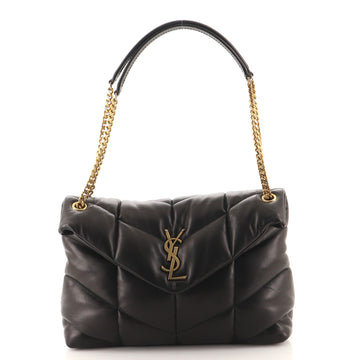Saint Laurent LouLou Puffer Shoulder Bag Quilted Leather Medium