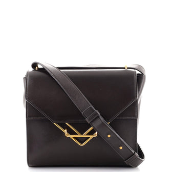 Bottega Veneta Clip Flap Bag Leather