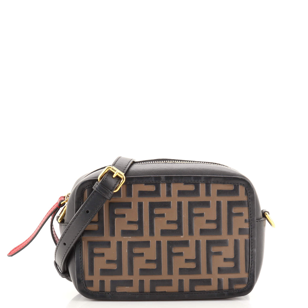 Fendi Camera Case Bag Zucca Coated Canvas and Leather Small at 1stDibs